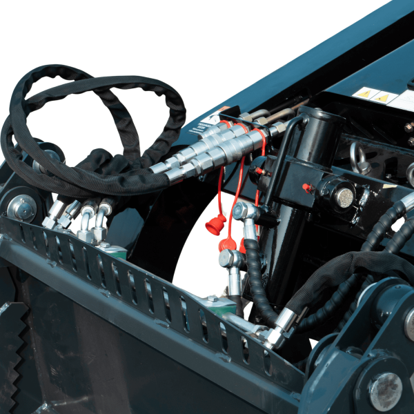 4-In-1 Bucket Combo Mini Skid Steer attachment for TYPHON STOMP X1300 & STOMP 509