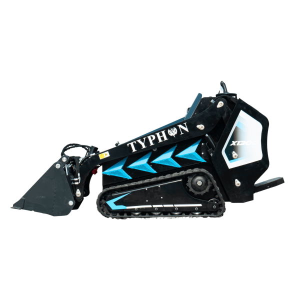 4-In-1 Bucket Combo Mini Skid Steer attachment for TYPHON STOMP X1300 & STOMP 509