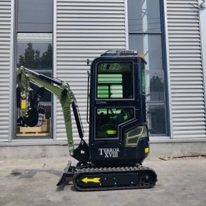 Green TYPHON TERROR XVIII Prestige mini excavator