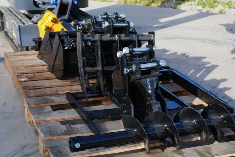 11-in-1 Mini Excavator Attachment Combo Kit All Essential Tools for Worksites