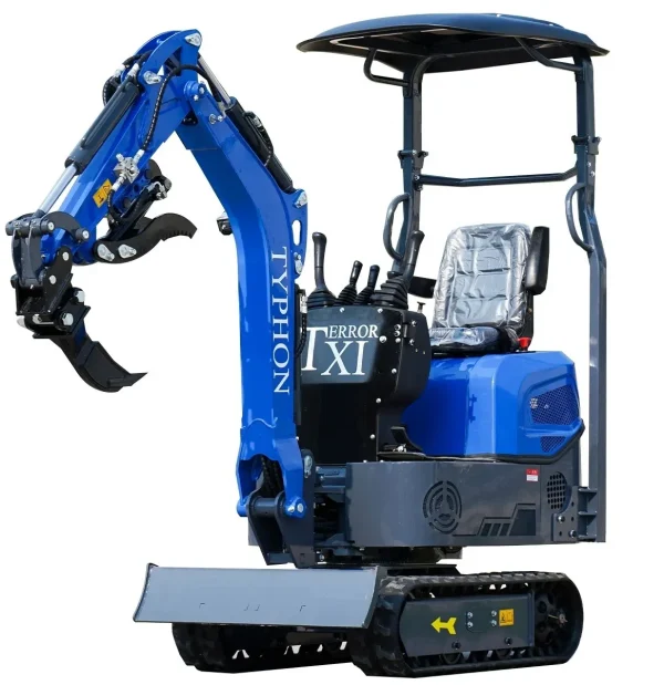 TERROR XI Mini Excavator Digger 13.5hp Gas B&S EPA Engine with 13 Attachments