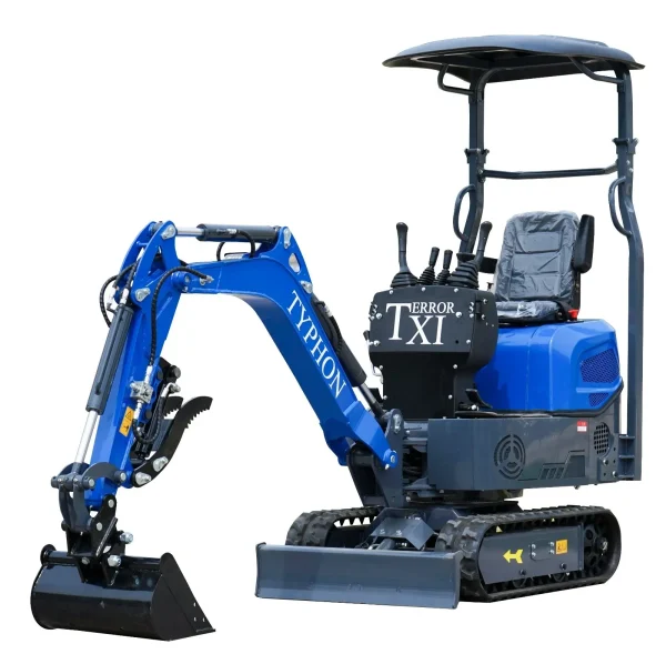 TERROR XI Mini Excavator Digger 13.5hp Gas B&S EPA Engine with 13 Attachments