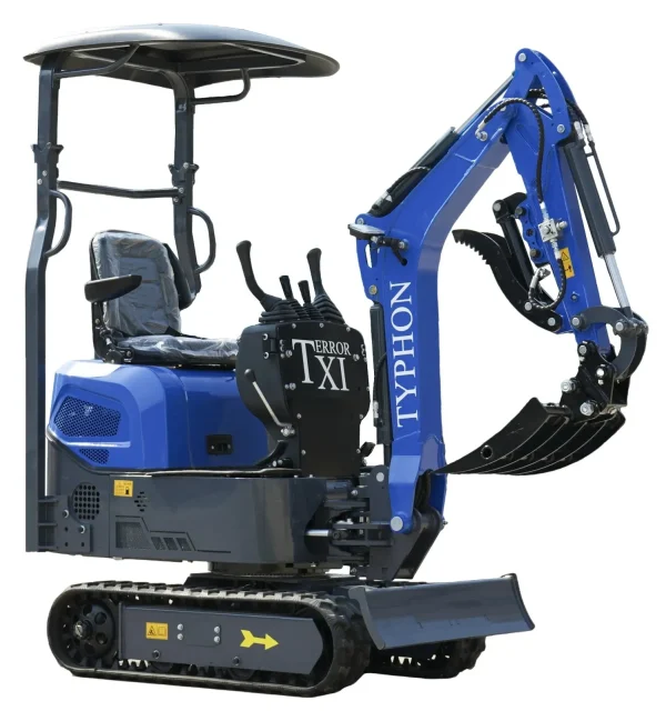 TERROR XI Mini Excavator Digger 13.5hp Gas B&S EPA Engine with 13 Attachments