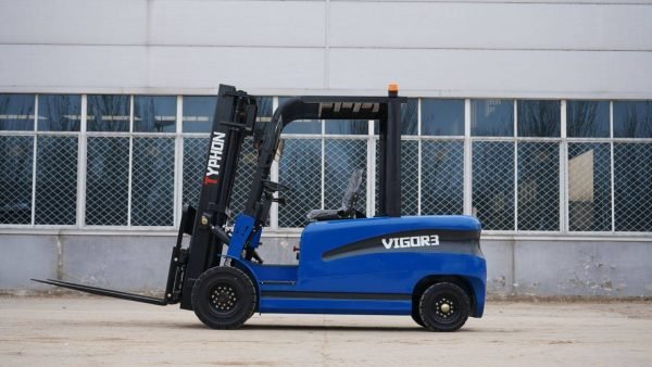 New 2025 TYPHON VIGOR 3.0 Blue Electric Forklift 3 Ton Lifter Lift Truck Jitney Hi-Lo