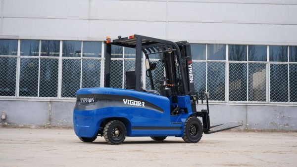 New 2025 TYPHON VIGOR 3.0 Blue Electric Forklift 3 Ton Lifter Lift Truck Jitney Hi-Lo