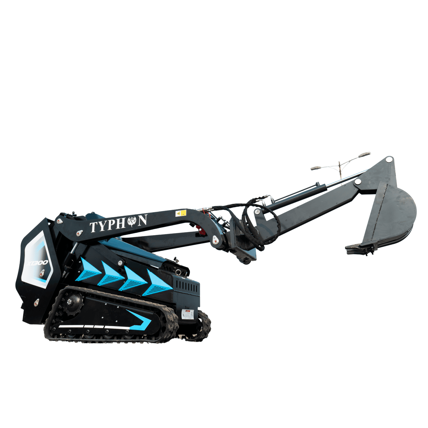 TYPHON Digger Attachment for Mini Skid Steer STOMP X1300 & STOMP 509