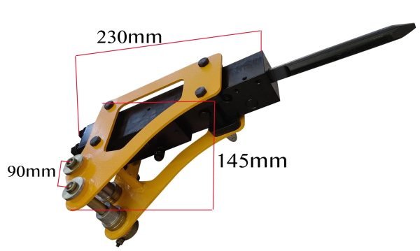 TYPHON Attachments Hydraulic Break Hammer Attachment for Mini Digger USA