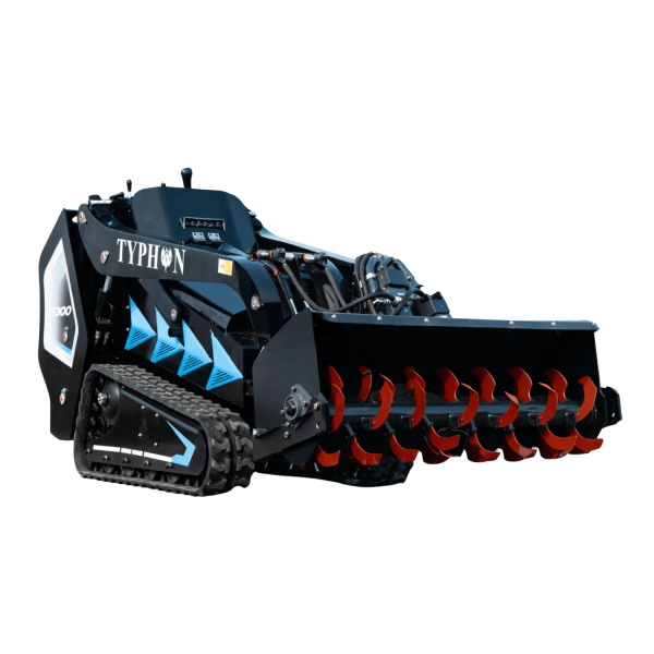 Mini Skid Steer Rotary Tiller Attachment for TYPHON STOMP X1300/TYPHON STOMP 509