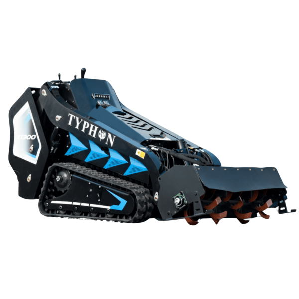 Mini Skid Steer Rotary Tiller Attachment for TYPHON STOMP X1300/TYPHON STOMP 509