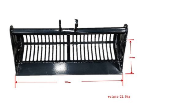 Screening skeleton Bucket Attachment 600mm TYPHON Mini Excavators USA