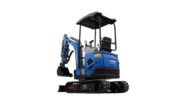 2025 3800 lb TYPHON TERROR XVII Mini Excavator Rubber Track with Kubota D902 Diesel Engine USA