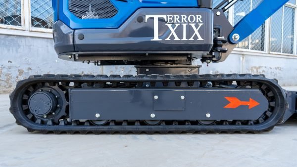TYPHON TERROR XIX Prestige Cabin Mini Excavator 4200lbs 20.4 HP Kubota D902 with Boom Swing, Retractable Tracks