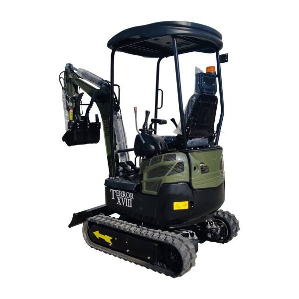 2025 4000 lb Typhon Terror XVIII Mini Excavator Rubber Track with Kubota Diesel Engine USA