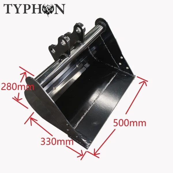 10-in-1 Mini Excavator Attachment Bundle Essential Tools Combo Kit for Worksites
