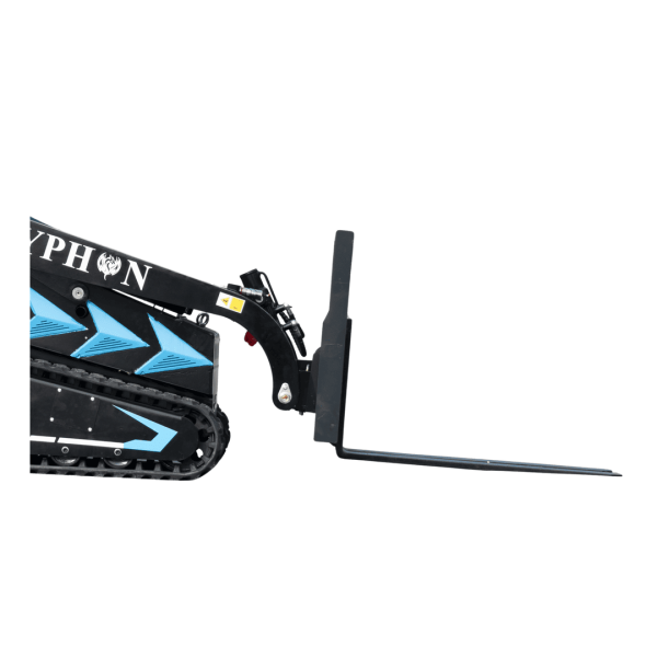 1000mm Pallet Fork & Hay Frame Attachment for TYPHON STOMP X1300 & STOMP 509 Mini Skid Steers