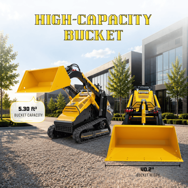 Brand New TYPHON STOMP V900 1.4 Ton Compact Track Loader with 25HP Kubota Diesel Engine 1,102 lb Max Load