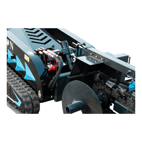 800mm Hydraulic Chain Trencher Attachment for TYPHON STOMP X1300 & STOMP 509 Mini Skid Steers