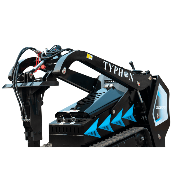 Hydraulic Rock & Concrete Breaker Hammer Attachment for TYPHON STOMP X1300 & STOMP 509 Mini Skid Steer Loader