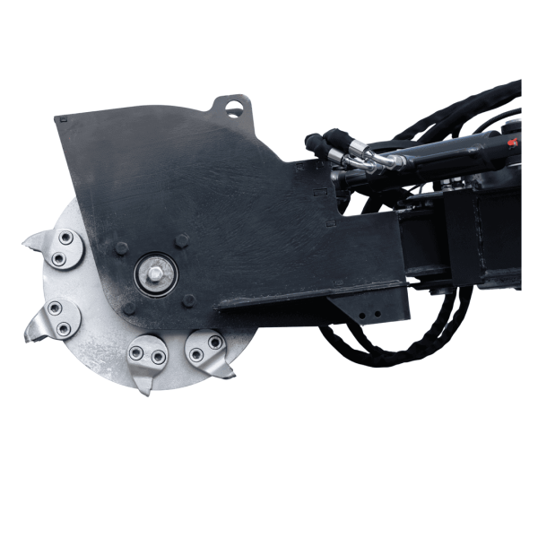 Hydraulic Swing Stump Grinder Attachment for TYPHON STOMP X1300 & STOMP 509 Mini Skid Steers
