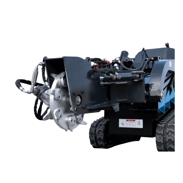 Hydraulic Swing Stump Grinder Attachment for TYPHON STOMP X1300 & STOMP 509 Mini Skid Steers