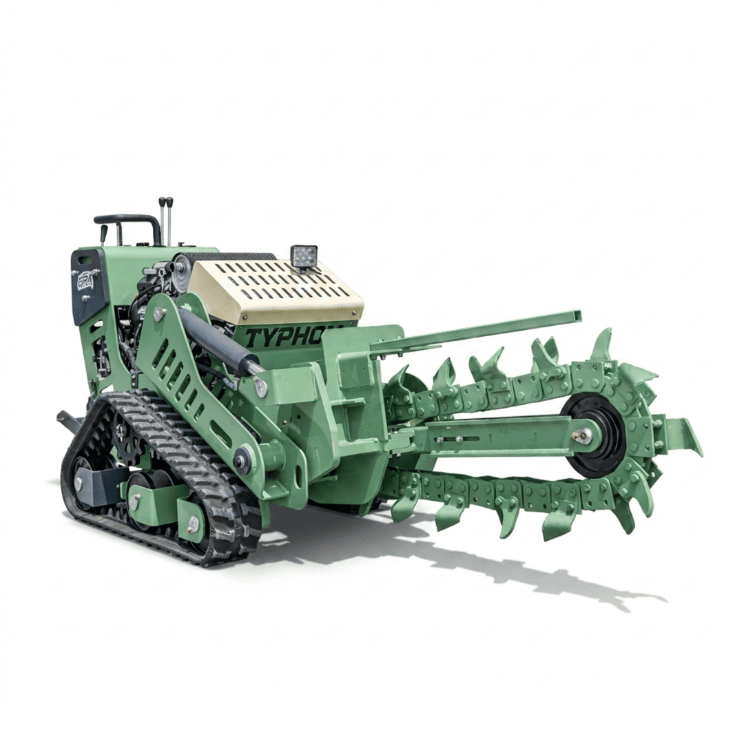 TYPHON GroundRipper GRX1 Compact Track Trencher Konstructz Series w/ Honda GX690 22.1HP Engine
