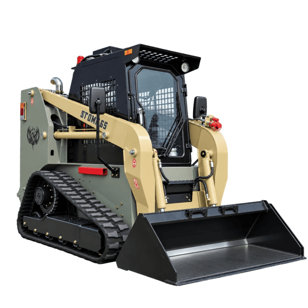 TYPHON STOMP 65 PROPACT Series - 9,000 lbs 74 HP Skid Steer Loader, Cummins 4-Cylinder Diesel USA Engine, High-Flow Hydraulics & AC/Heater Cab