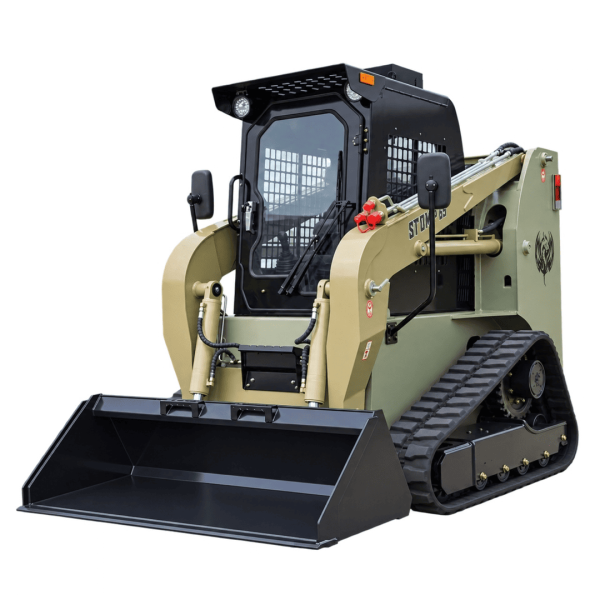 TYPHON STOMP 65 PROPACT Series - 9,000 lbs 74 HP Skid Steer Loader, Cummins 4-Cylinder Diesel USA Engine, High-Flow Hydraulics & AC/Heater Cab
