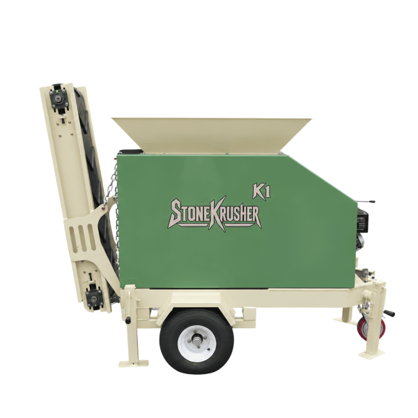 TYPHON STONEKRUSHER K1 Compact Rock Crusher 11.7 HP Honda GX390 Towable Jaw Crusher Konstructz Series