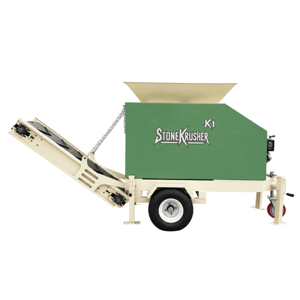 TYPHON STONEKRUSHER K1 Compact Rock Crusher 11.7 HP Honda GX390 Towable Jaw Crusher Konstructz Series