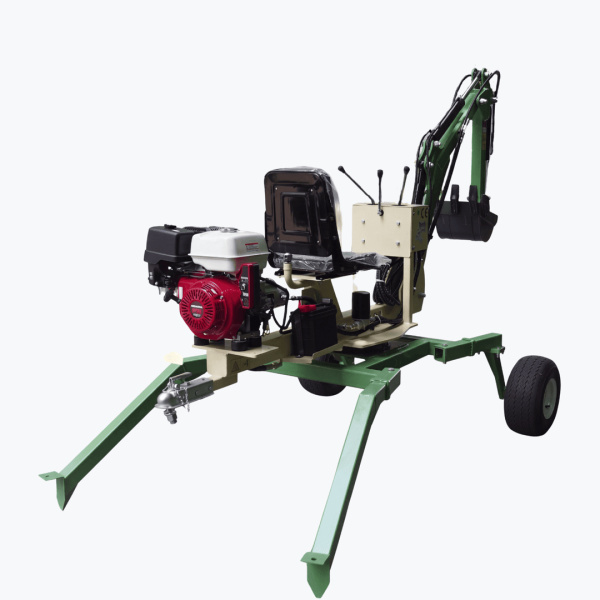 New TYPHON Spider One Mini Excavator, Konstructz Series with EPA-Certified Honda GX390 Engine, Towable Design & Full 360-Degree Rotation