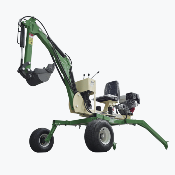 New TYPHON Spider One Mini Excavator, Konstructz Series with EPA-Certified Honda GX390 Engine, Towable Design & Full 360-Degree Rotation