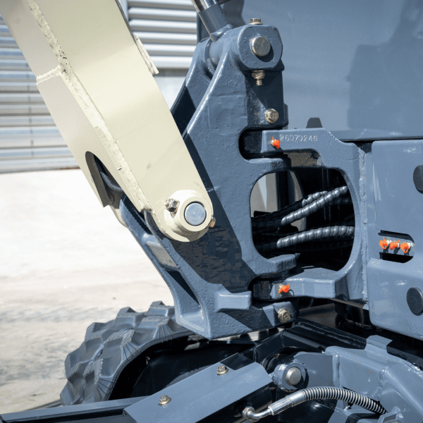 TYPHON TERROR XVII PRO Prestige 4,000 lb Mini Excavator with Kubota D902 Diesel Engine, Boom Swing, A/C & Heater