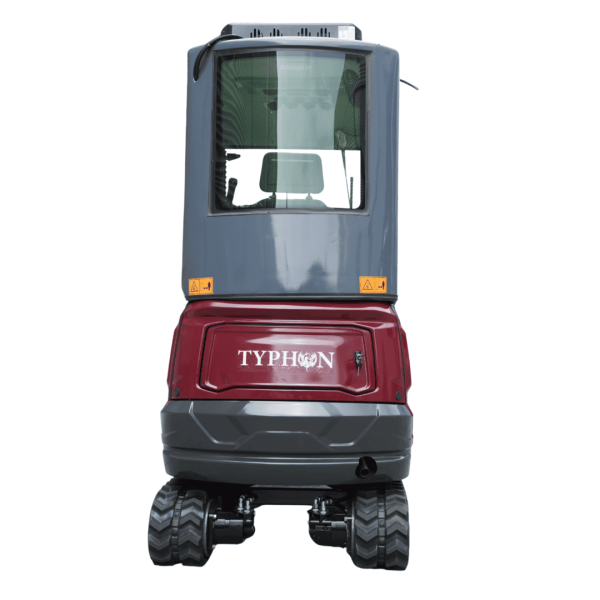 TYPHON TERROR XVII PRO Prestige Edition 4000 lb Enclosed Mini Excavator with Kubota Power & Advanced Hydraulics